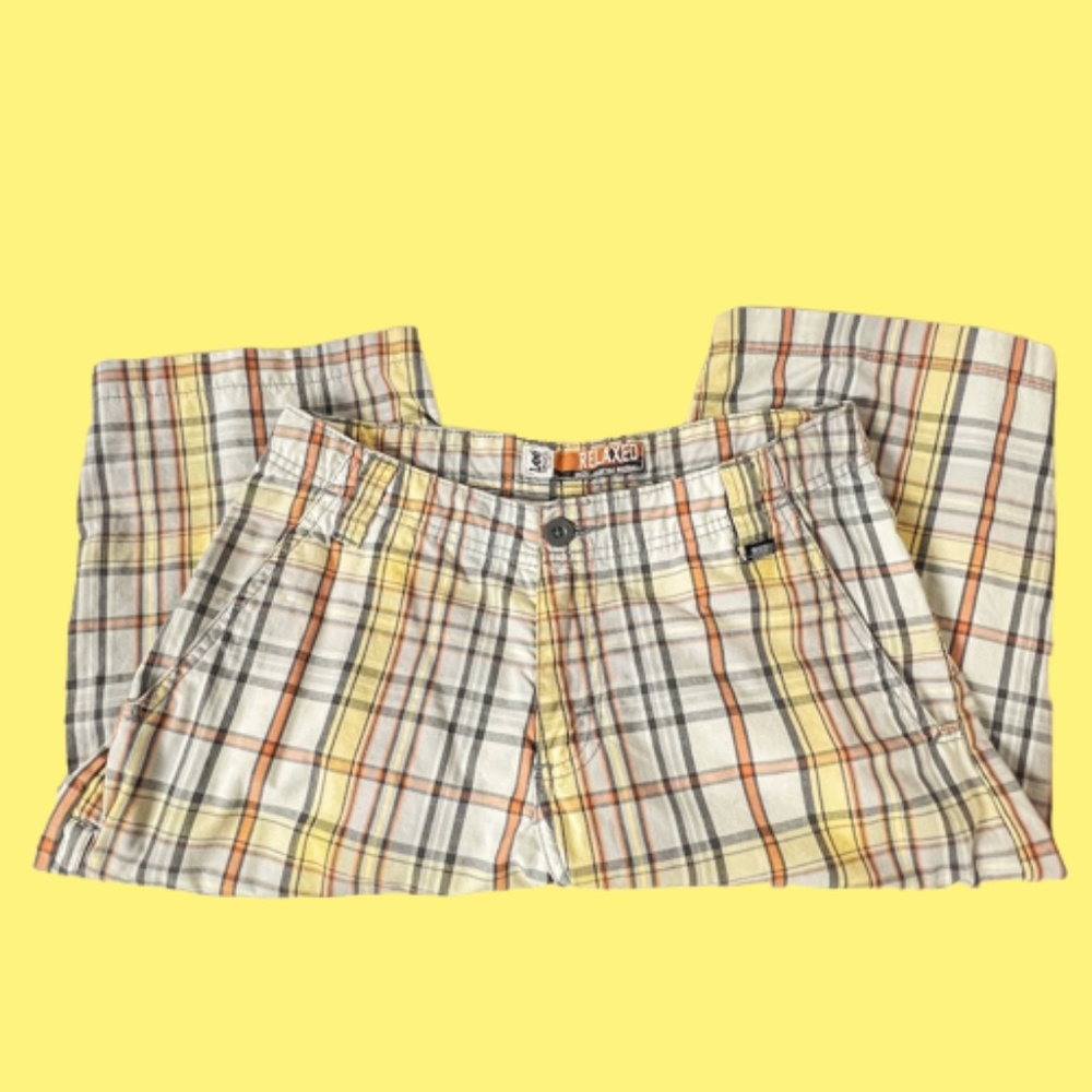 Lee Plaid Bermuda Shorts Boys Sz 18 Free w/Purchase - Picture 5 of 13